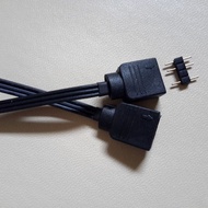 ARGB Extension Cable 3 Pin 5V 4P-1 Female to Male AURA Sync Extension Cable ARGB Fan