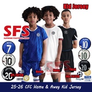 【SFS】Top Quality 25-26 Chelsea Kids Jersey Kit Soccer Jersey Football Shirts Sport Children Clothing