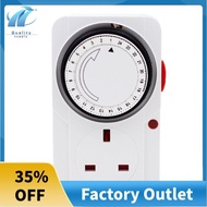 24-Hour Segmented Timer Switch--Saving Plug Timer Socket Kit-with Programmable Time Controller 3-Pin
