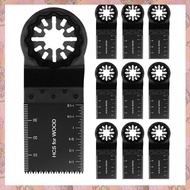 (NVIS) Multitool Blades10Pcs Oscillating Saw BladesProfessional Wood Metal Multi Tool Blade Universa