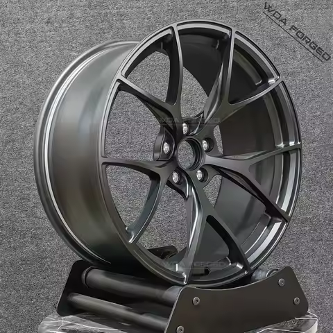 Concave Lightweight T6061 Forged Muscle Wheel Satin Black 5x114.3 5x112 5x130 for Lamborghini Corvet