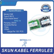 COLOR FERRULES INSULATEDSkun E6012 6mm. BEST QUALITY
