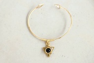 Myth Tiny - 三角黑電氣石 碧璽 手鐲 水晶 幾何 細緻　復古