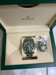 116503 金鋼地通拿 黑色 full set 888 2019年，116610lv 綠水鬼 full set 888 2019年