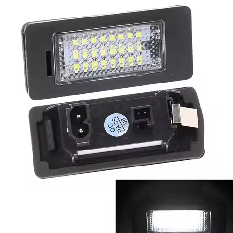 LED Car License Plate Light For E39 M5 E70 E71 X5 X6 E60 M5 E90 E92 E93 M3 Rear Lights Number Plate 
