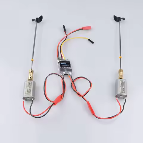 5A x2 Brushed Esc 3V-9V Strong Magnetic Motor Kit 180 Motors+15cm Drive Shaft+CW CCW D30 Propeller+2