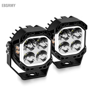 Ebsrmy 2pcs 3 Inch Off Road LED Pod Lights 150° Wide Angle 761ft Long Range Spot Flood Combo Beam 30