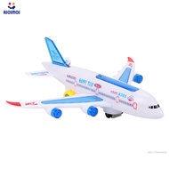 Electric Airplane Toys for Kids Cool Realistic Airbus A380 Model Airplane Toy for Kids Indoor Outdoo
