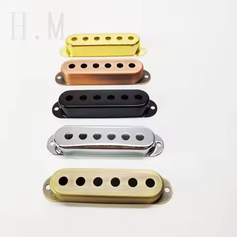 Vintage Single Coil ST Guitar Pickup Cover 2 Tone Electronic Copper material guitar accessories Part