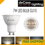 1Pc 7w/6w Led Bulb GU10 Lamp Holder Led Bulb For Spotlight Downlight Eyeball Daylight, Cool White, W