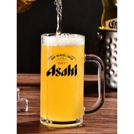 Asahi Thickened asahi Beer Mug Japanese Food Store Special Mug Ichiban Squeezed Kirin Beer Mug Super