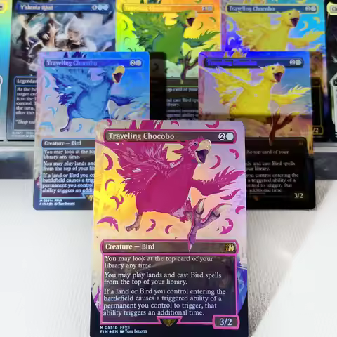 FIN PIP LTR FOIL4-03 Tcg proxy magic cards Traveling Chocobo Cloud, Midgar Mercenary farewell Ravage