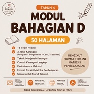 Modul Bahagian D BM Tahun 4 | Teknik Menjawab Karangan | PDF