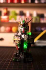 Bandai Nu gundam扭蛋連發光改件