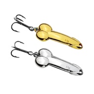 New Arrival 1pcs Dd Metal Spoon Fishing Lure Treble Hook 5g 10g 15g 20g Silver Gold Metal Sequins Sp