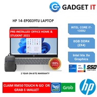 HP 14-EP0039TU / 14-EP0040TU LAPTOP (I7-1355U,8GB,512GB SSD,14" FHD,IRIS Xe GRAPHICS,WIN11)FREE BACK