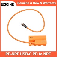ZGCINE USB-C PD to Sony L-Series Dummy Battery with Braided Wire (23.6") Sony NP-F970 F960 F950 F770