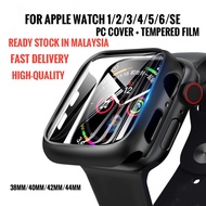 Apple Watch Case with Tempered Glass for Apple Watch Series 1, 2, 3, 4, 5, 6, SE Matte Design Full P