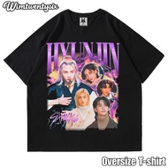 Oversized T-Shirt | VINTAGE VINTAGE | OVERSIZE T-SHIRT | HYUNJIN STRAY KIDS KPOP T-SHIRT