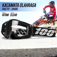 TaffSPORT Motorcycle Helmet Goggles UV400 Protection Windproof - UV400