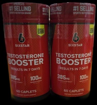 (全新2樽) (購自iherb 原價$105 樽) Six Star Testosterone Booster 睾酮素增強劑