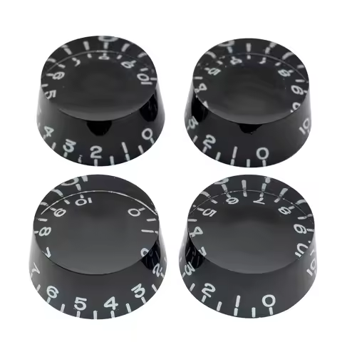 Musiclily Pro Left Handed Metric Coarse 18-Spline Guitar Knobs Speed Control Knobs for Epiphone Les 
