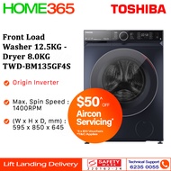 Toshiba Front Load Washer 12.5KG - Dryer 8.0KG TWD-BM135GF4S