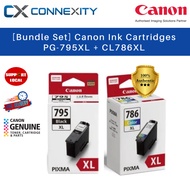 [Bundle Set] Canon Ink Cartridges PG-795XL CL-786XL for TS4070 TS5570 Canon 785 786 Canon PG795 XL C