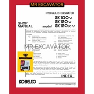 Kobelco SK100 SK120 SK120-5 Hydraulic Excavator Shop Manual Workshop Service Catalog Catalogue (Pend
