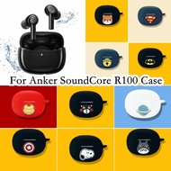 【imamura】For Anker SoundCore R100 Case Cartoon Creative Patterns for Anker SoundCore R100 Casing Soft Earphone Case Cover