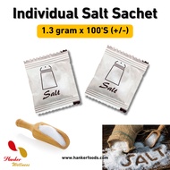 HANKERS Individual Salt Sachet Iodized Garam Halus 食用盐 Convenient Seasoning for Your Meals sachet