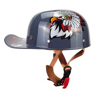 Summer Motorcycle Helmet Unisex Baseball Cap Scoop Helmet Retro Bicycle Helmet Unisex