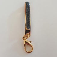 Thai Amulet Accessories: Stainless Steel Gold Longya Amulet Clip (Black)
