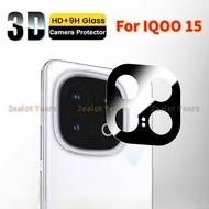Camera Protector for IQOO 15 5G Black 3D Lens Tempered Glass Cover Camera Protector Film
