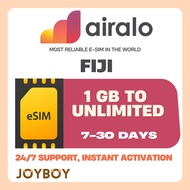 🇸🇬[SG SELLER]🇸🇬 Airalo eSIM – Fiji | 100% Digital SIM | No Roaming Charges | QR Code Delivery