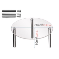 Clear Acrylic Cupcake Stand 20CM/25CM/30CM Acrylic Display Stand Holder Round/Rectangle Cupcake Stan