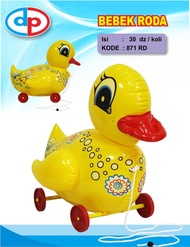 Mainan Anak Balon Tiupan Bebek ( Roda Tarik )