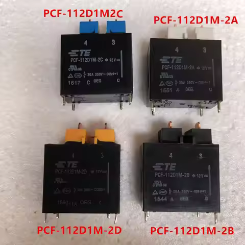 PCF-112D1M-2A PCF-112D1M-2B PCF-112D1M-2C PCF-112D1M-2D 12VDC Relay
