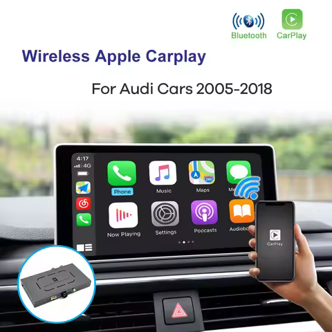 Android Auto and Wireless CarPlay Integration Interface MMI 2G 3G for Audi 2005-2018 A3 A4L A5 Q5 Q2