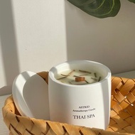 檸檬草與生姜 泰式香療天然精油 大豆蠟及蜂蠟蠟燭 230g 禮物首選