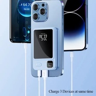 Magnet menghisap pengecas PO cepat mengecas PD22.5W magnet menghisap tanpa wayar 50000mA super nipis