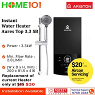 Ariston Instant Water Heater Aures Top 3.3 SB