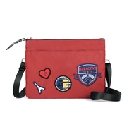 [ELLE Active] Paris Travels Series-Side Backpack/Crossbody Bag/Bag In Bag-Red ELLE Bag