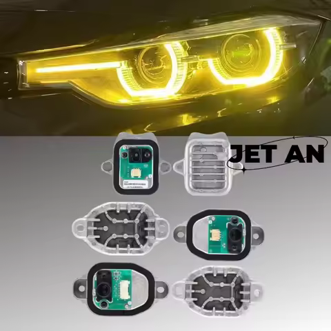 F30 Yellow DRL Angel Eyes Modules For 2016 2017 2018 BMW 3 Series 320I 330I 340I Daytime Running Lig