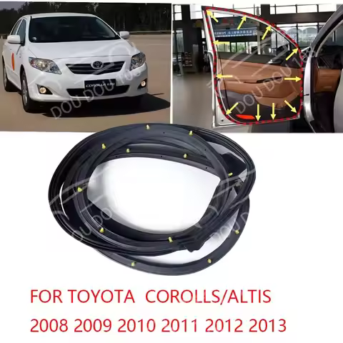 for TOYOTA altis corolla 2008 2009 2010 2011 2012 2013 OUTER DOOR RUBBER weatherstrip