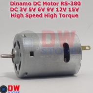 Dm23 )(Available)( Dinamo Dc Motor Rs380 Rs 380 Dc 3V 5V 6V 9V 12V 15V