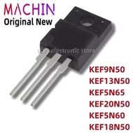 5PCS KEF9N50 KEF13N50 KEF5N65 KEF20N50 KEF5N60 KEF18N50 TO-220F MOS FET TO220F