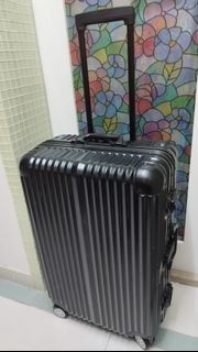 Hallmark 26 吋黑色萬向輪行李箱旅行喼 25kg all direction travel luggage box