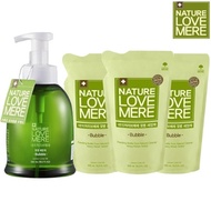 Nature Love Mere Baby Bottle Cleanser 2 foam containers + 4 refills