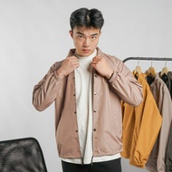 Men's Plain windbreaker coach Jacket- coach parka Jacket